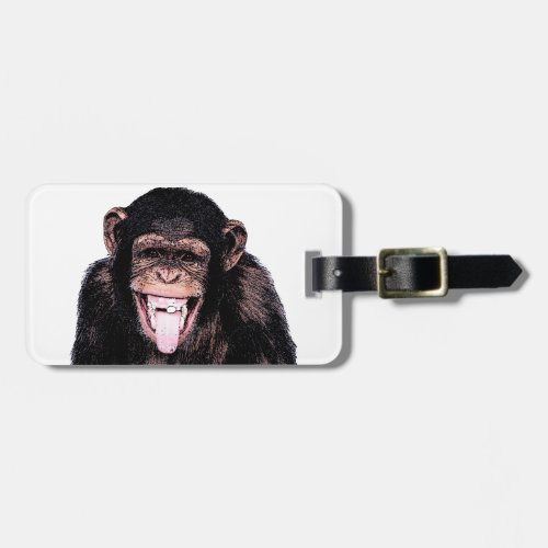 Chimpanzee Luggage Tag