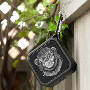 Chimpanzee Motorcycle Rider Bluetooth Speaker