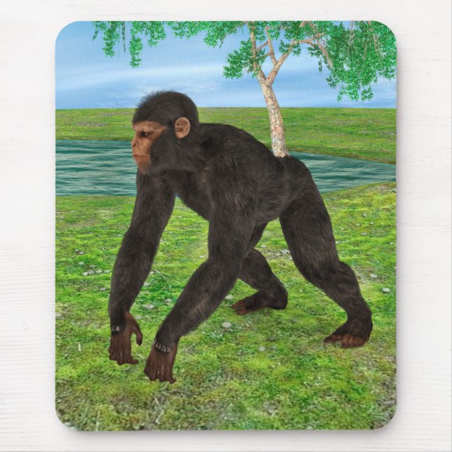 Chimpanzee Mouse Pad (Front)