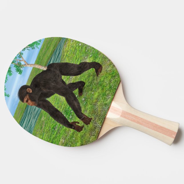 Chimpanzee Ping-Pong Paddle (Side)