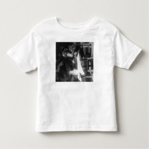 Chimpanzee Seated at Table at National Zoo Toddler T-shirt