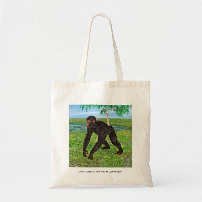 Chimpanzee Tote Bag (Front)