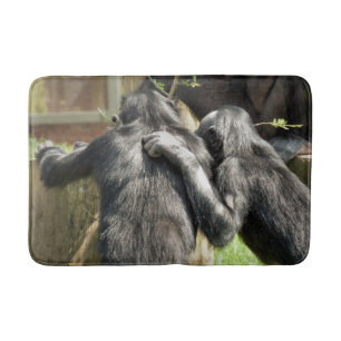 CHIMPANZEES   BATH MAT