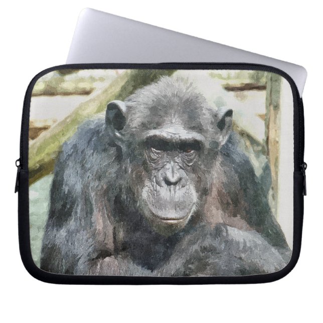 CHIMPANZEES LAPTOP SLEEVE (Front)