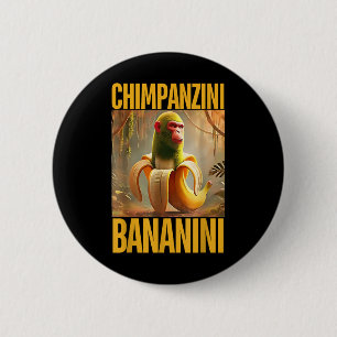 Chimpanzini Bananini Italian Brainrot Meme Boys Gi Button