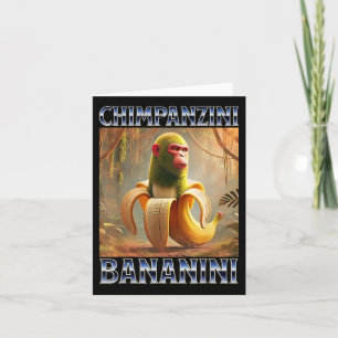 Chimpanzini Bananini - Italian Brainrot Meme Card