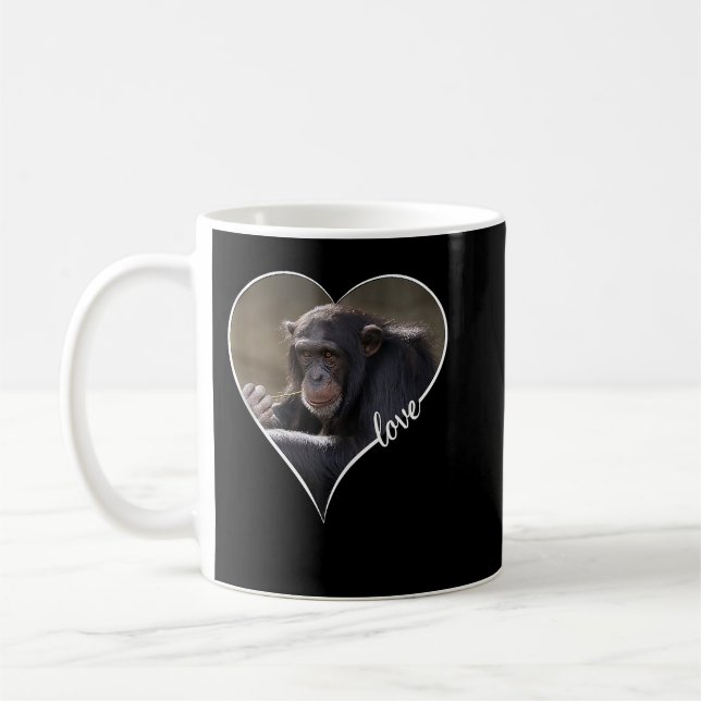 Chimps Chimpanzees Monkey Gifts Coffee Mug (Left)