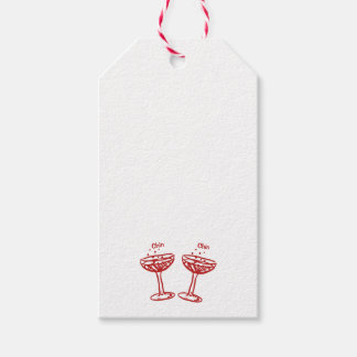 Chin Chin Champagne Party Gift Tags
