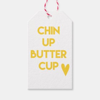 Chin up buttercup | Sweet Motivational Gift Tags