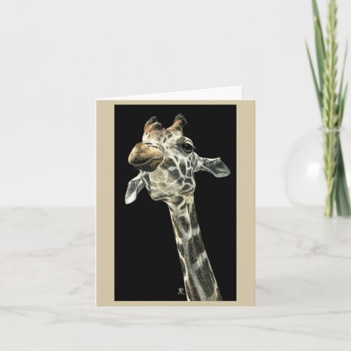 Chin Up _ Giraffe Card