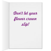 Chin Up Hippie Princess Fairy Faerie Flower Crown (Inside (Right))