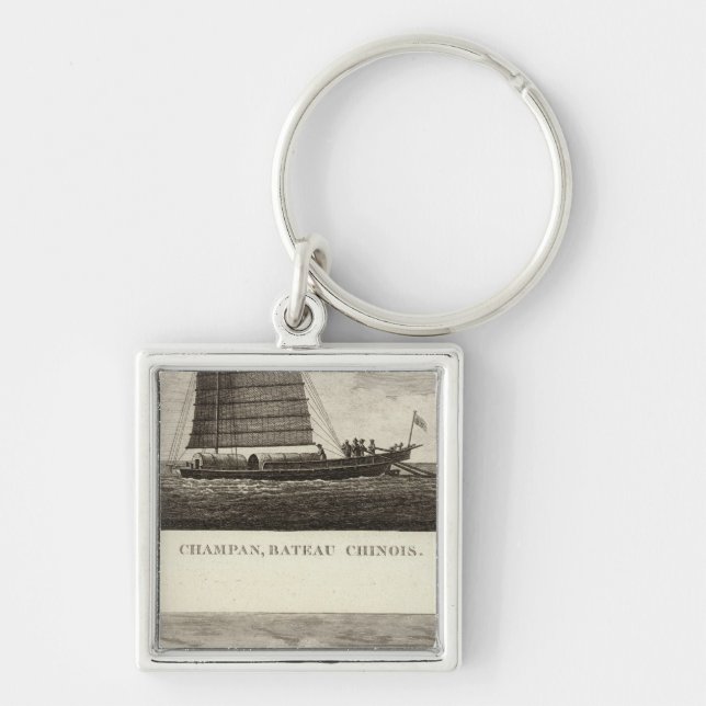 China 3 keychain (Front)