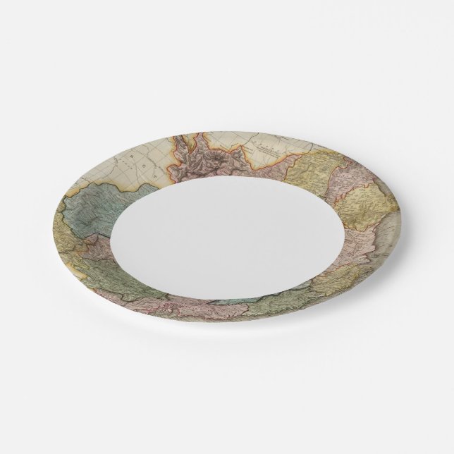 China 6 paper plates (Angled)