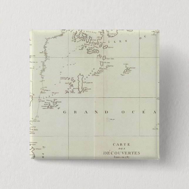 China and Asia Button (Front)