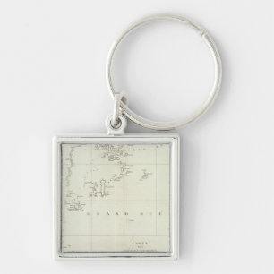 China and Asia Keychain