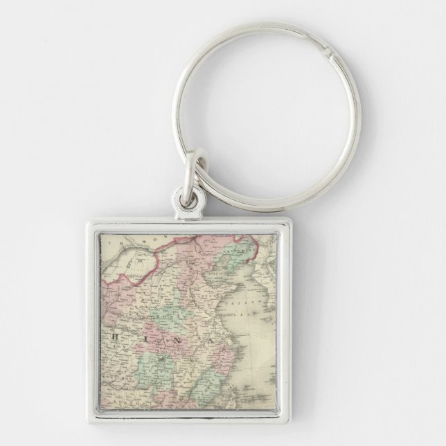 China and Japan 2 Keychain (Front)