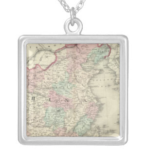 China and Japan 2 Silver Plated Necklace