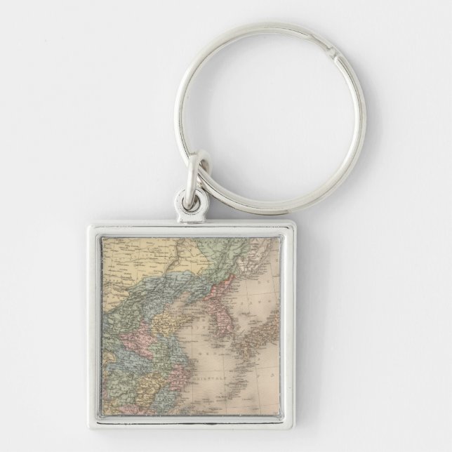 China and Korea Keychain (Front)
