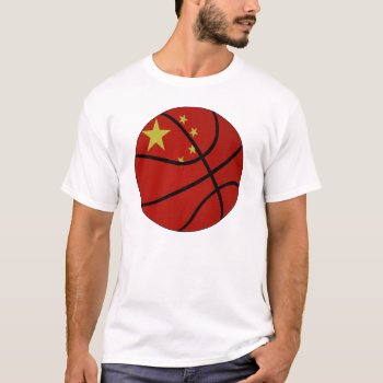China Basketball T-shirt by InternationalSports at Zazzle