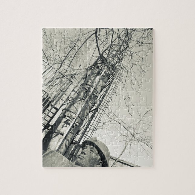 China, Beijing, Chaoyang District. Dashanzi 798 Jigsaw Puzzle (Vertical)