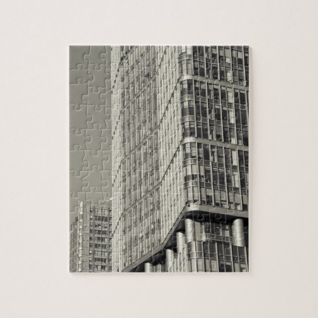 China, Beijing, Chaoyang District. Fortune Plaza 3 Jigsaw Puzzle (Vertical)