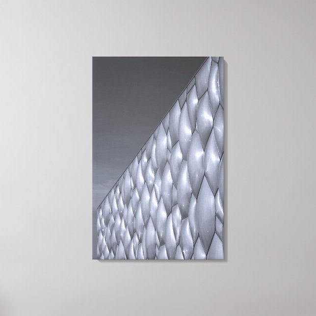 China, Beijing. National Aquatics Center Canvas Print (Front)