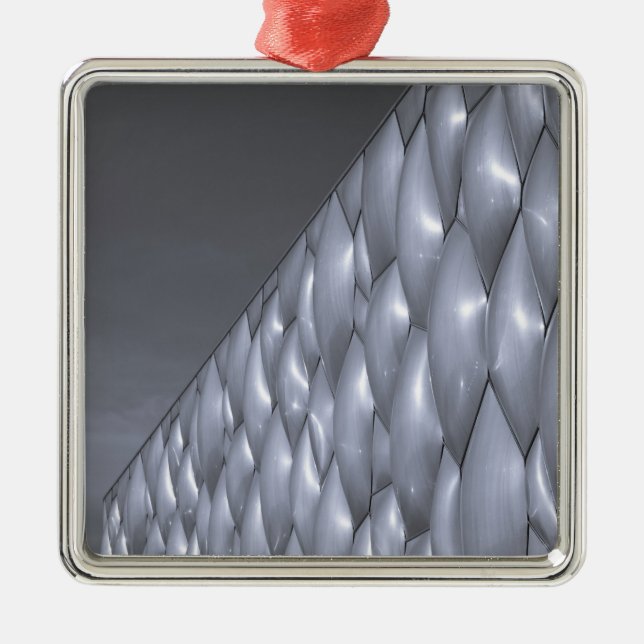 China, Beijing. National Aquatics Center Metal Ornament (Front)