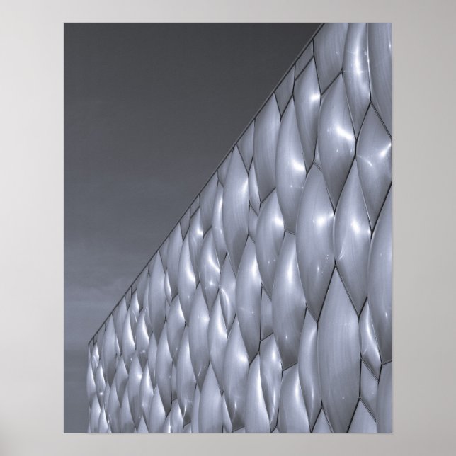 China, Beijing. National Aquatics Center Poster (Front)