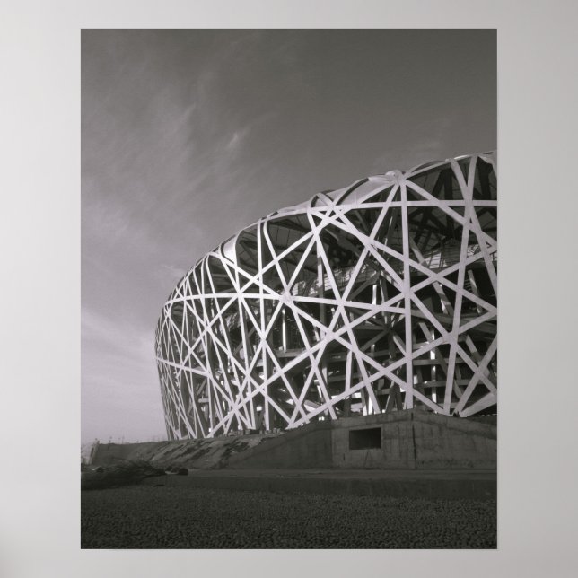 China, Beijing. National Stadium, Venue for the Poster (Front)