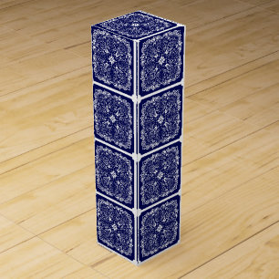 China Blue Wine Box