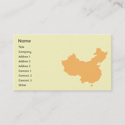 China - Business Business Card