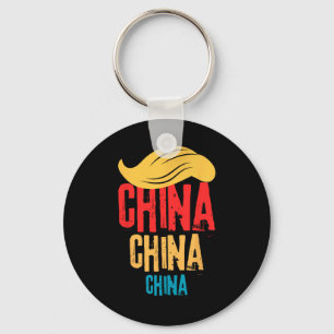 China China China Trump Recession 2025  Keychain
