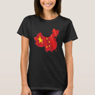 China china Flag china maps For MenWomenYouthK T-Shirt