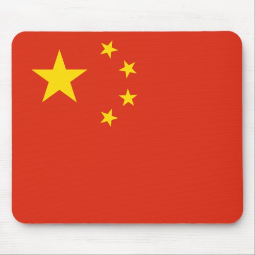 China Chinese Flag Mouse Pad
