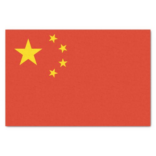 China  Chinese Flag tissue paper fashion decor