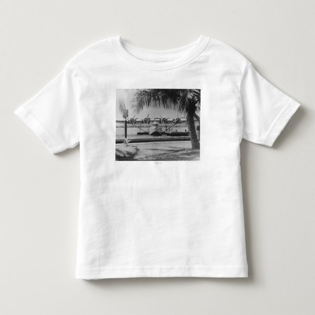 China Clipper Mooring on Hawaiian Island Toddler T-shirt (Front)