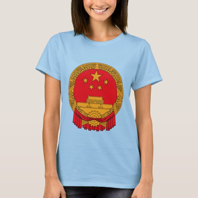 China Coat of Arms T-shirt (Front)