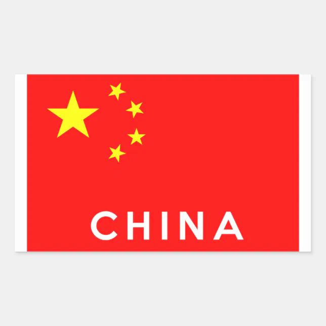 china-country-flag-symbol-name-text-rectangular-sticker-zazzle