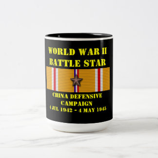 China Defensive Campaign Two-Tone Coffee Mug