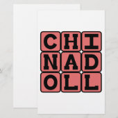 China Doll, Glazed Porcelain (Front/Back)