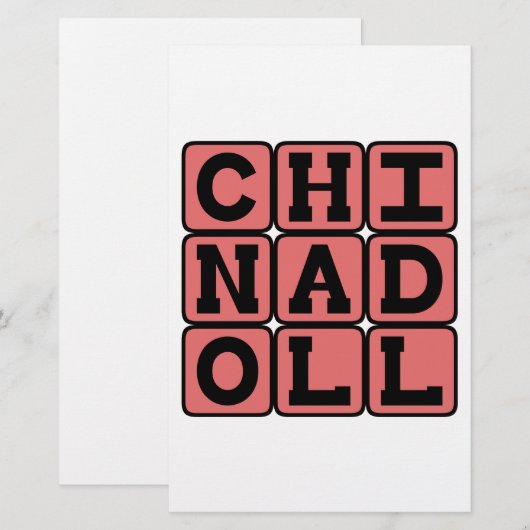 China Doll, Glazed Porcelain (Front/Back)