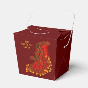China Dragon , 2024 Year Of The Dragon Favor Boxes