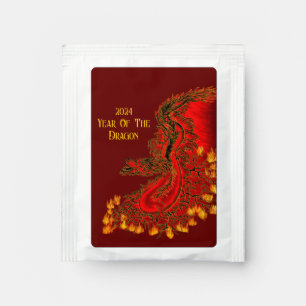 China Dragon , 2024 Year Of The Dragon Tea Bag Drink Mix