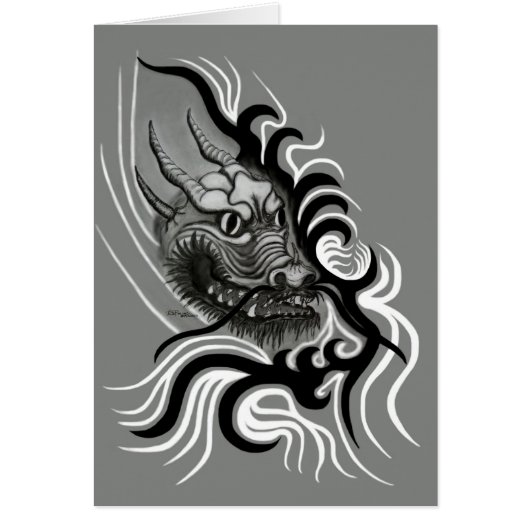 China Dragon in Tattoostyle (Front)