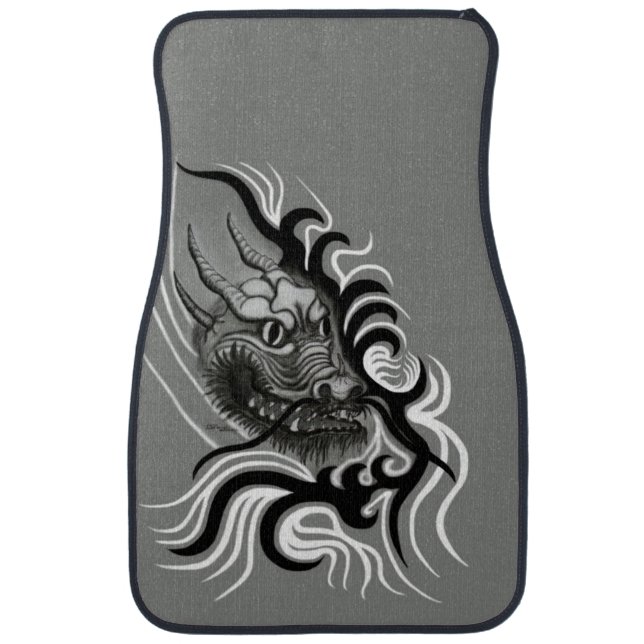 China Dragon in Tattoostyle Car Floor Mat (Front)
