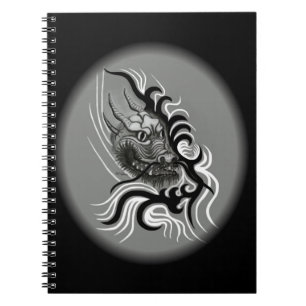 China Dragon in Tattoostyle Notebook