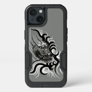 China Dragon in Tattoostyle iPhone 13 Case