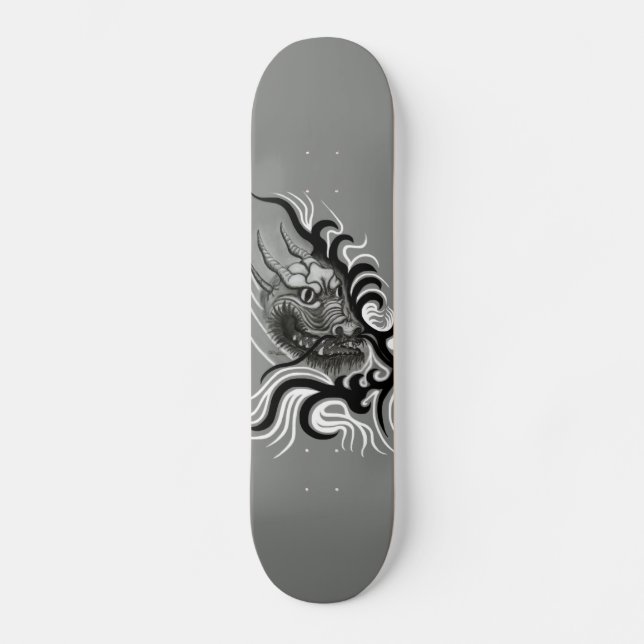China Dragon in Tattoostyle Skateboard Deck (Front)