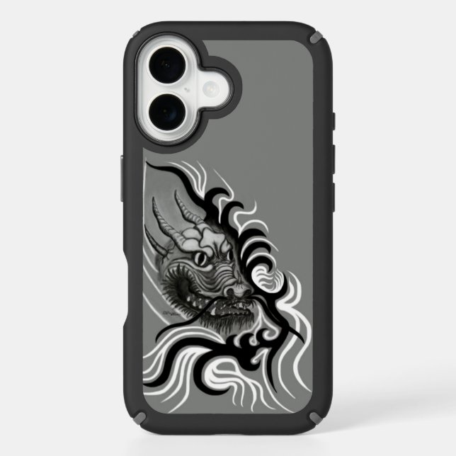 China Dragon in Tattoostyle Speck iPhone Case (Front)