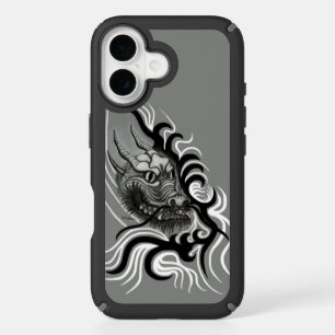 China Dragon in Tattoostyle iPhone 16 Case